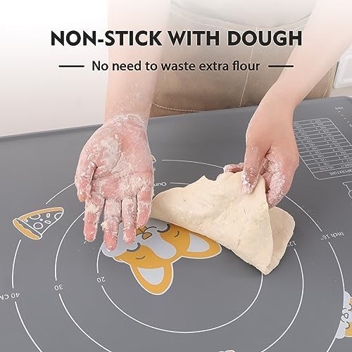 Thick silicone pastry mat with pasta rack — photo 3