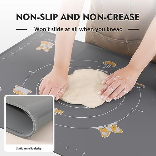 Thick silicone pastry mat with pasta rack — photo 4