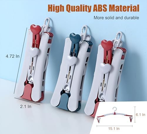 Lamchyar foldable travel clothes hangers set — photo 4