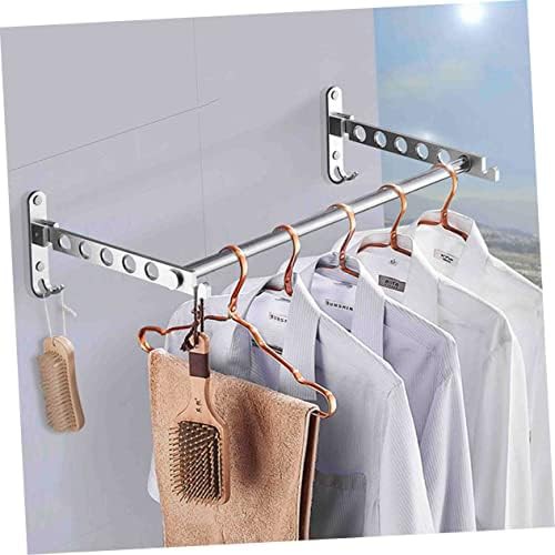 Silver aluminum folding wall rack — photo 4