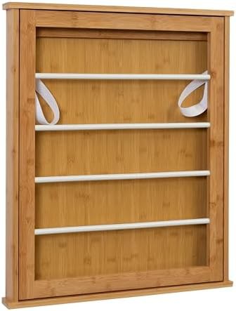 Bamboo collapsible wall mounted rack — photo 3