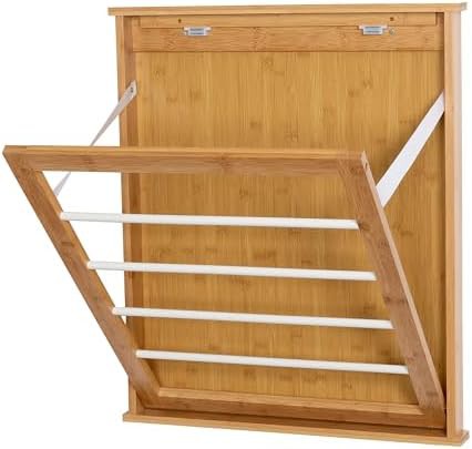 Bamboo collapsible wall mounted rack — photo 5