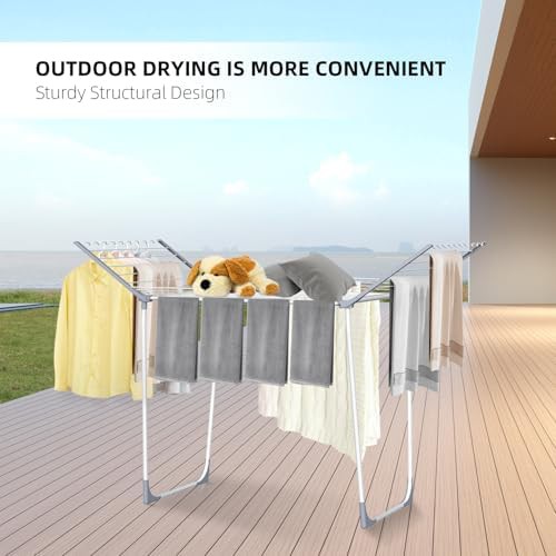 Foldable gullwing clothes drying rack — photo 3