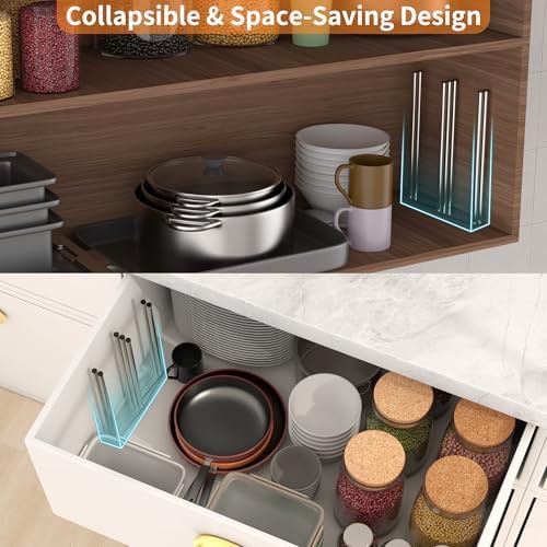Silver stainless baby bottle drying rack — photo 4