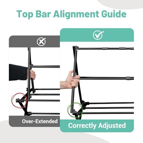 Black four tier expandable metal rack — photo 4