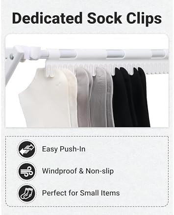 Four tier white freestanding drying rack — photo 4