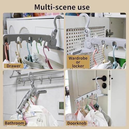 Foldable travel laundry rack with organizer bag — photo 5