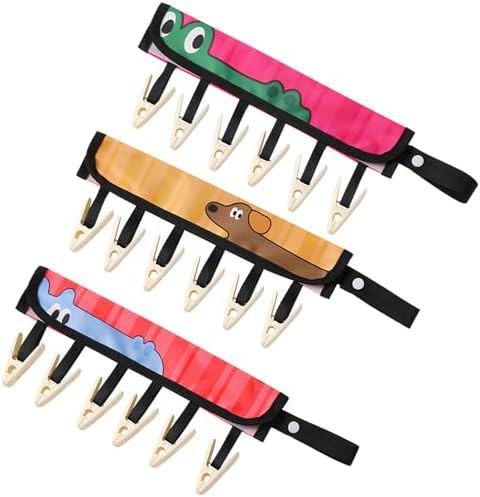 Animal print portable folding clothes hangers