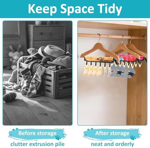 Animal print portable folding clothes hangers — photo 5