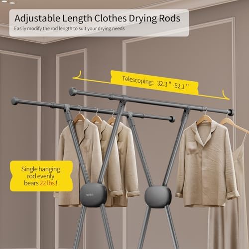 Heavy duty adjustable length garment rack — photo 3
