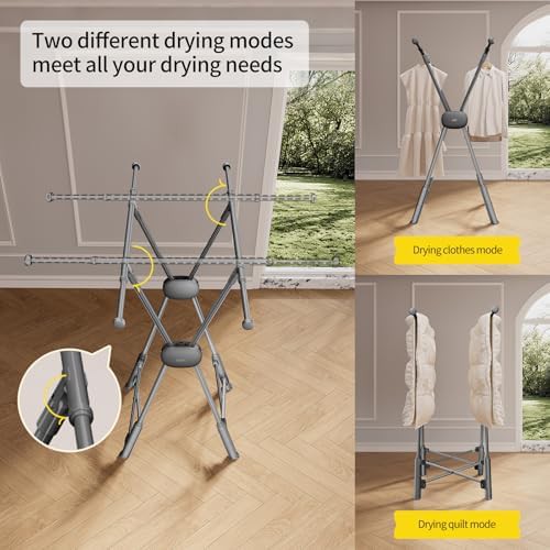 Heavy duty adjustable length garment rack — photo 4