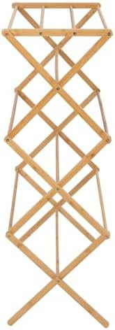 Collapsible bamboo laundry drying stand — photo 3