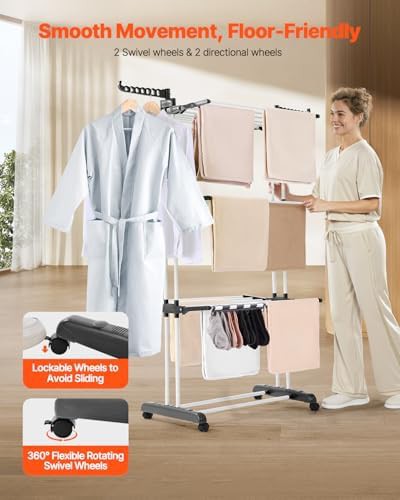 Four tier portable rack with castors — photo 4