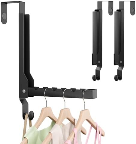 Over the door clothes hanger two piece set