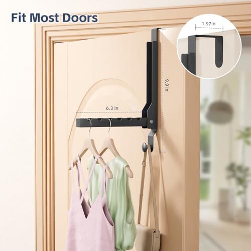 Over the door clothes hanger two piece set — photo 3