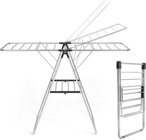 Stainless steel two tier rack with clips — photo 4