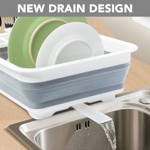 White portable dish drying tray — photo 3