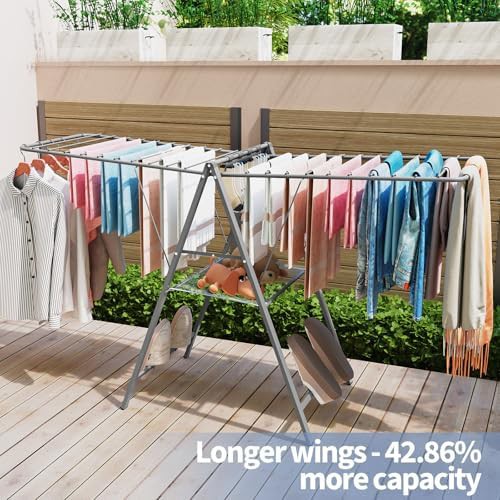 Grey adjustable rack with shoe slots — photo 3