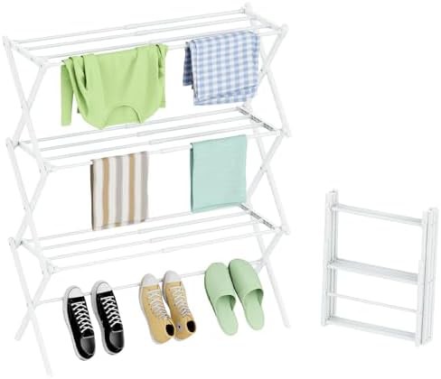 Compact three tier antirust drying rack