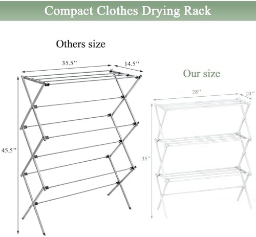 Compact three tier antirust drying rack — photo 3