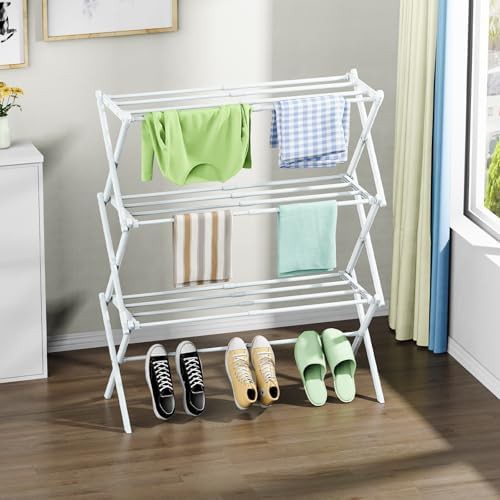 Compact three tier antirust drying rack — photo 4