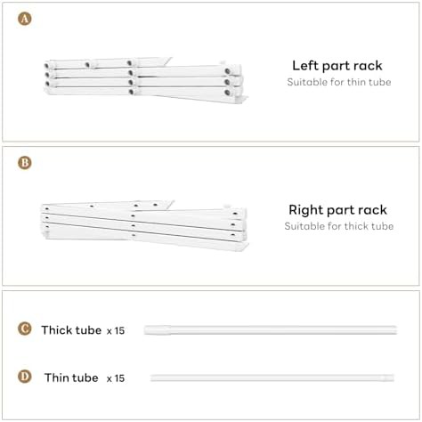 Compact three tier antirust drying rack — photo 5