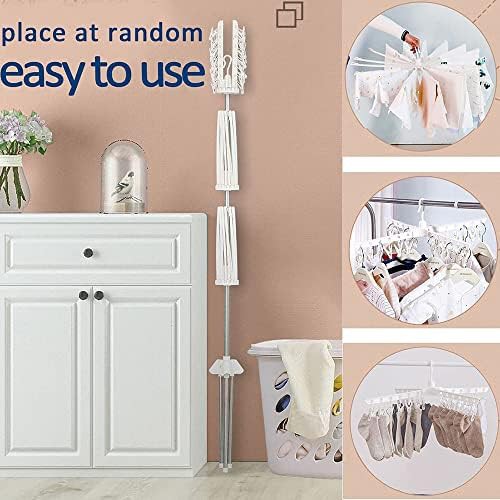 Three tier tripod rack with sock clips — photo 4