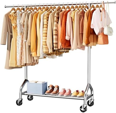 Extendable stainless steel heavy duty rack