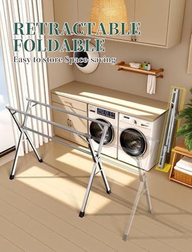 Stainless steel folding rack 63 in — photo 3