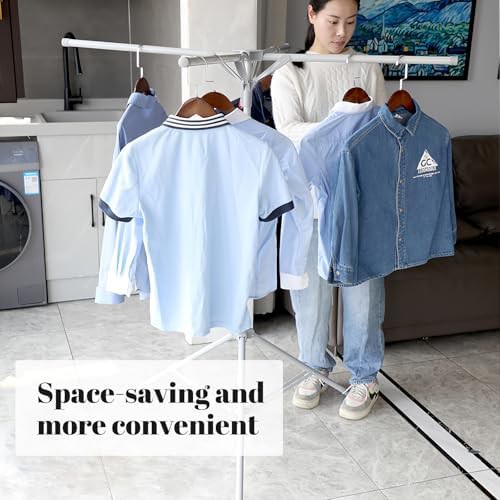 Tripod style freestanding foldable laundry stand — photo 4