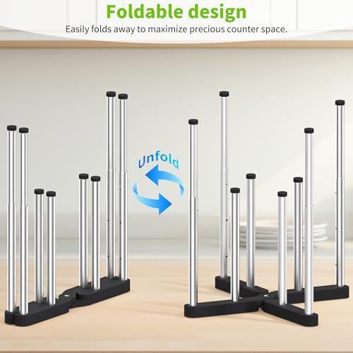 Aluminum retractable bottle and bag drying rack — photo 3