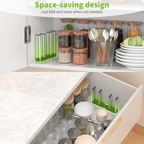 Aluminum retractable bottle and bag drying rack — photo 4