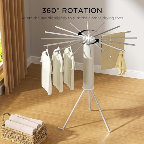 Aluminum tripod portable laundry stand — photo 3