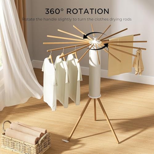 Wooden tripod foldable garment stand — photo 3