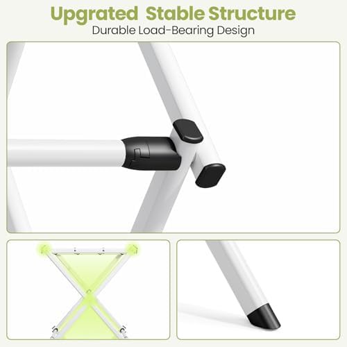 Oversized white freestanding foldable rack — photo 4