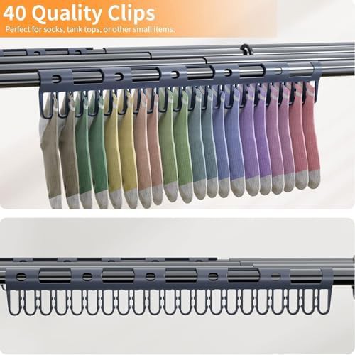 Black heavy duty foldable drying racks — photo 5