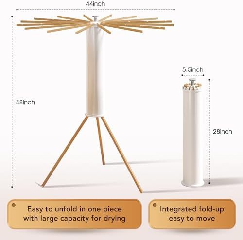 Portable beechwood tripod rack with sixteen arms — photo 3