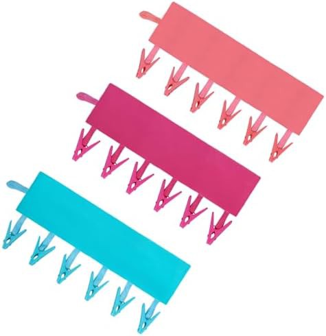 Magnetic travel clothesline and folding sock rack