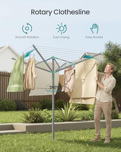 Outdoor umbrella drying rack for four loads — photo 3