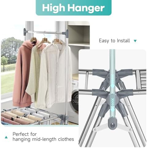 Three tier rack with high hanger bar — photo 5