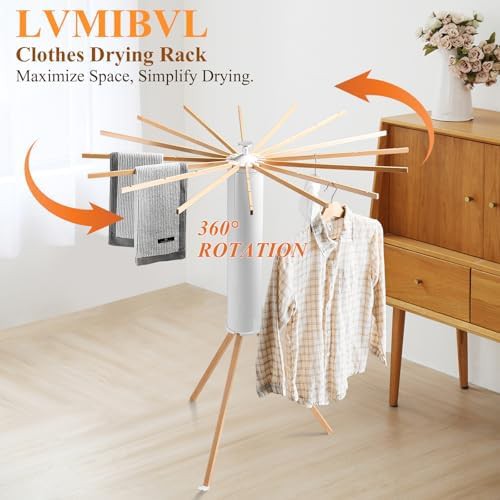 Portable foldable garment drying rack for apartments — photo 3