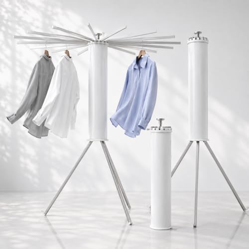 Aluminum tripod umbrella drying rack
