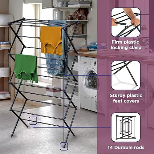 Four tier black carbon steel rack — photo 4