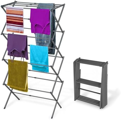 Four tier telescopic apartment drying rack