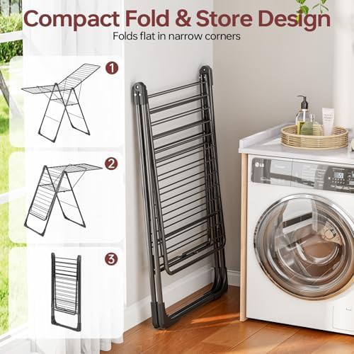 Large capacity heavy duty clothing rack — photo 5
