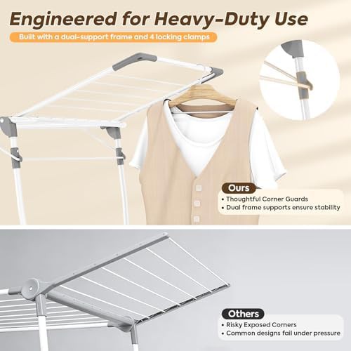Heavy duty gullwing rack with sock clips — photo 4