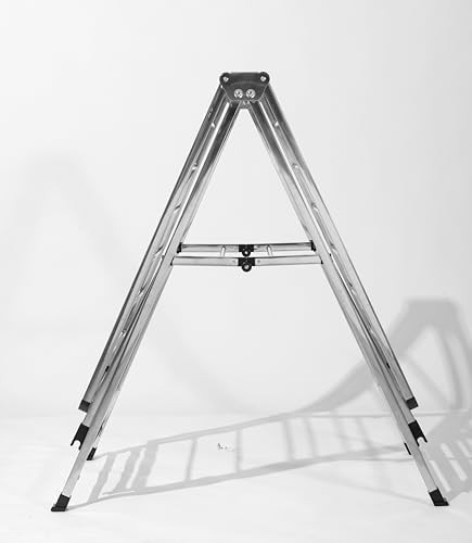 Stainless steel two tier folding laundry rack — photo 5