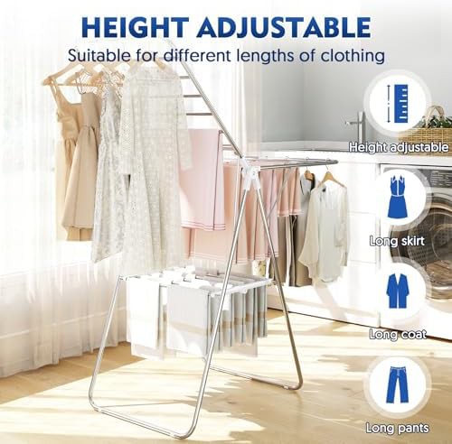 Stainless steel two tier height adjustable rack — photo 4