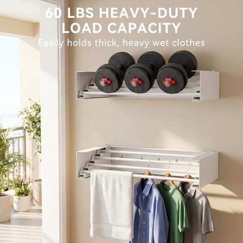 Wall mounted four rod stainless rack — photo 3