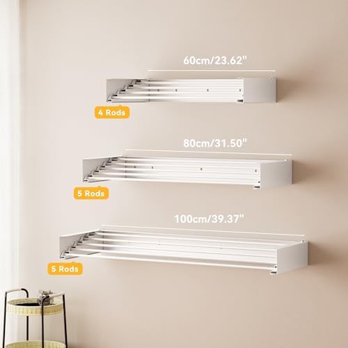 Wall mounted four rod stainless rack — photo 4